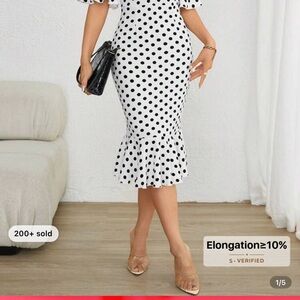 Polka Dot Ruffle dress
